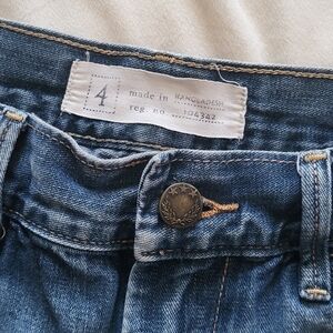 Blue Denim Jean Shorts